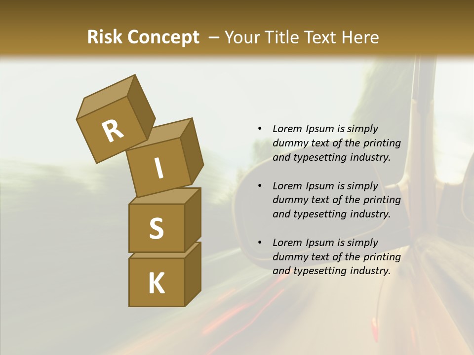 Accelerated Abstract Drive PowerPoint Template