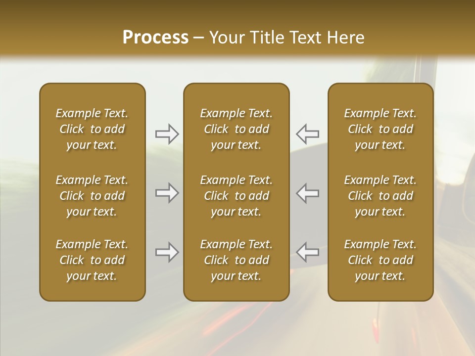 Accelerated Abstract Drive PowerPoint Template