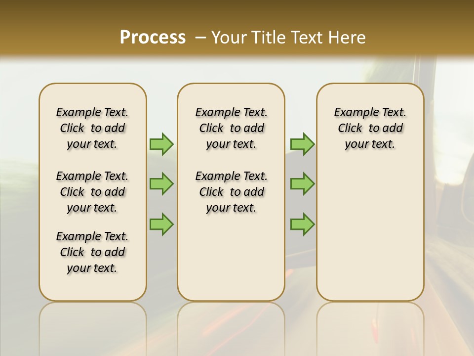 Accelerated Abstract Drive PowerPoint Template