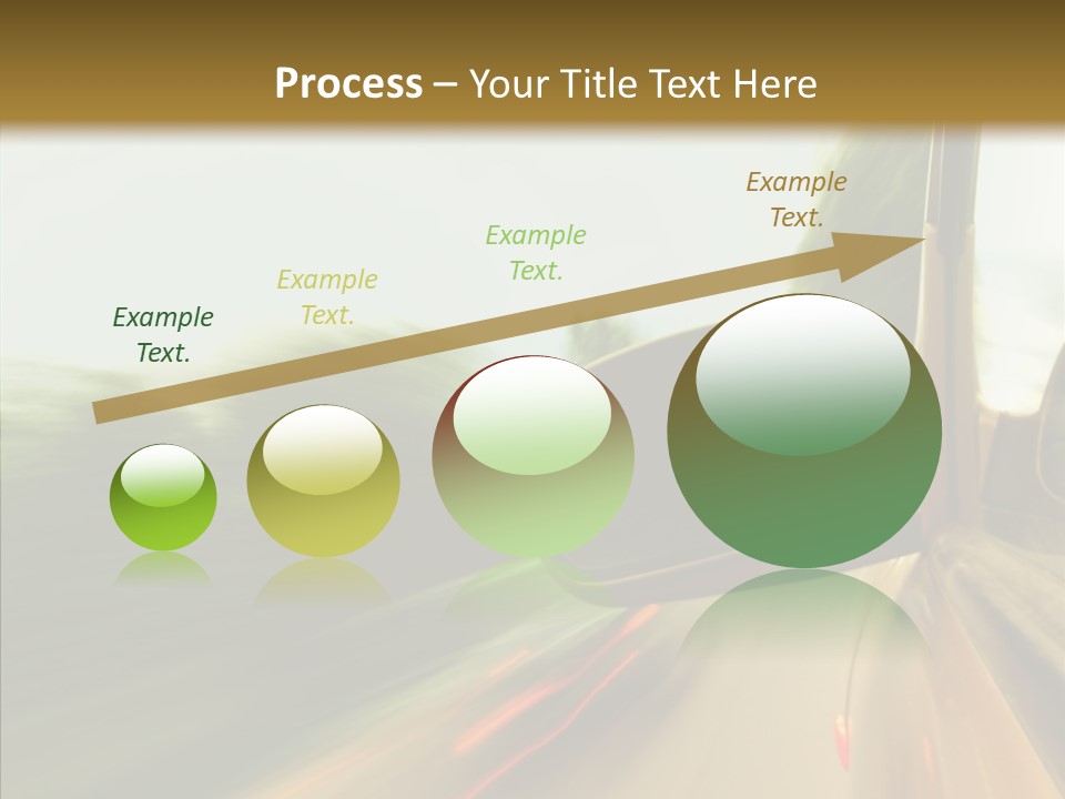 Accelerated Abstract Drive PowerPoint Template