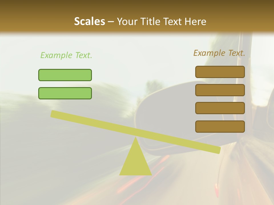 Accelerated Abstract Drive PowerPoint Template