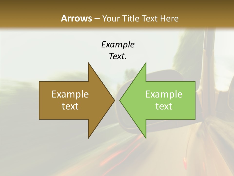 Accelerated Abstract Drive PowerPoint Template