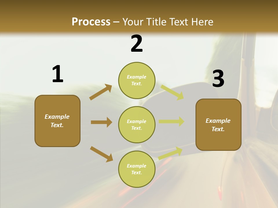 Accelerated Abstract Drive PowerPoint Template