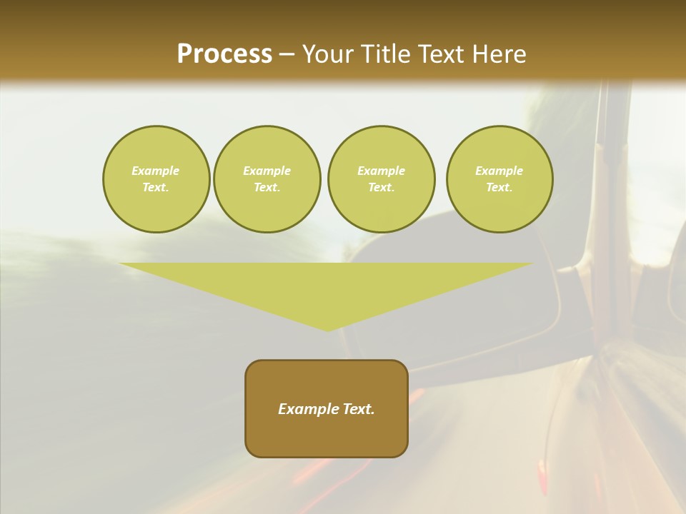 Accelerated Abstract Drive PowerPoint Template