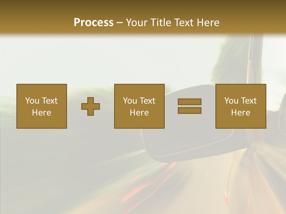 Accelerated Abstract Drive PowerPoint Template