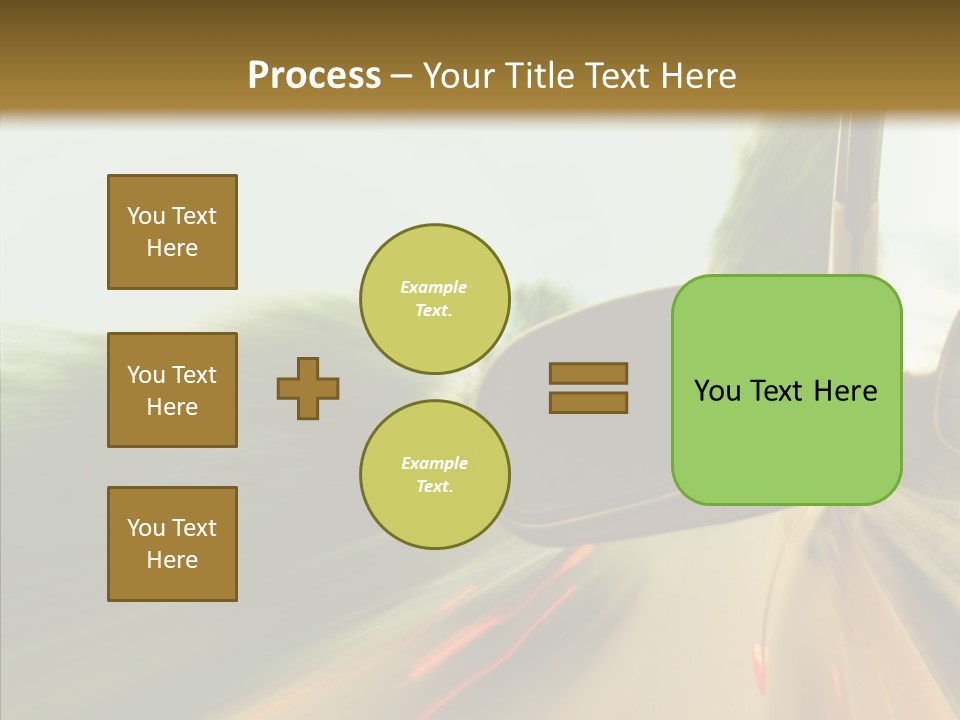 Accelerated Abstract Drive PowerPoint Template