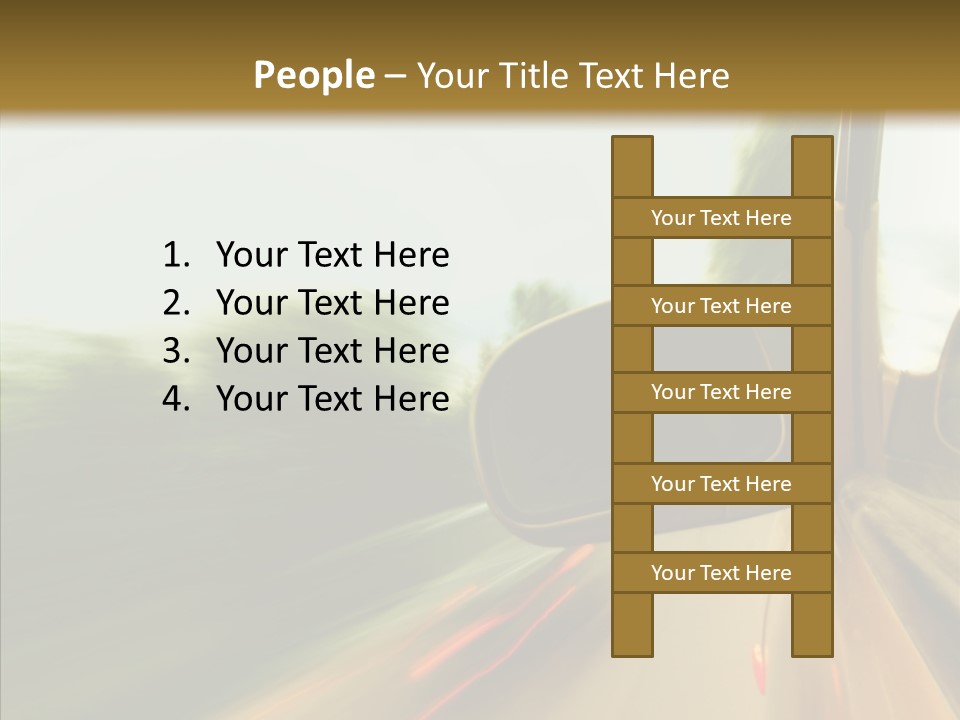 Accelerated Abstract Drive PowerPoint Template