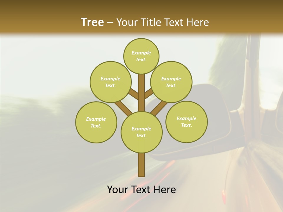 Accelerated Abstract Drive PowerPoint Template