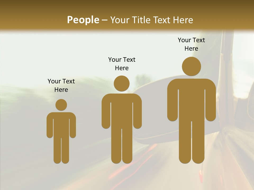 Accelerated Abstract Drive PowerPoint Template