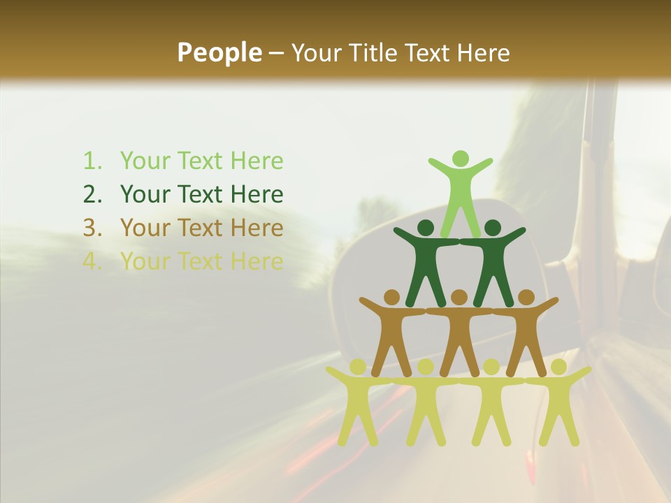 Accelerated Abstract Drive PowerPoint Template