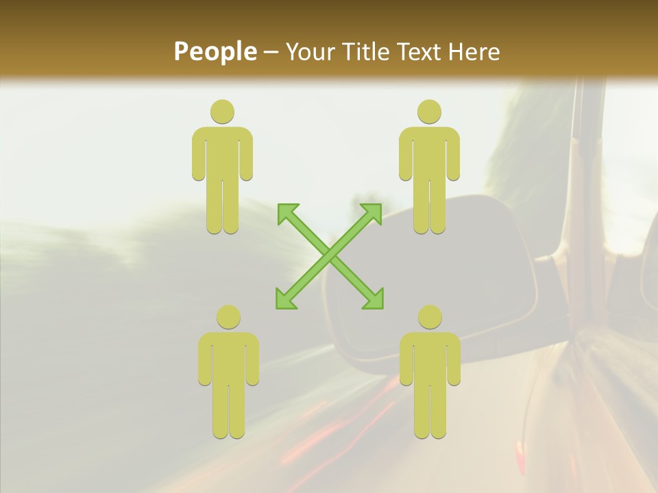 Accelerated Abstract Drive PowerPoint Template