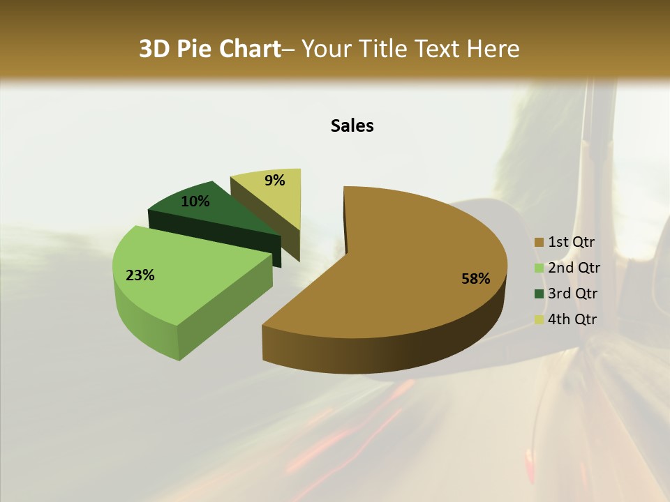 Accelerated Abstract Drive PowerPoint Template