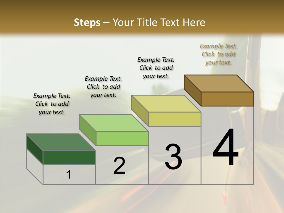 Accelerated Abstract Drive PowerPoint Template