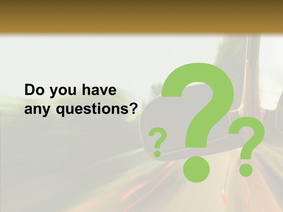 Accelerated Abstract Drive PowerPoint Template