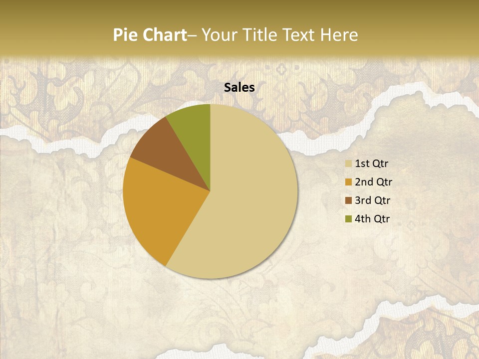 Border Splats Material PowerPoint Template