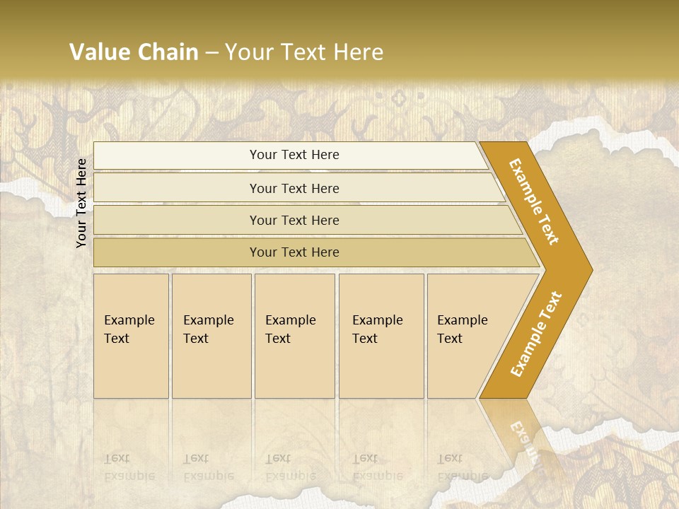 Border Splats Material PowerPoint Template