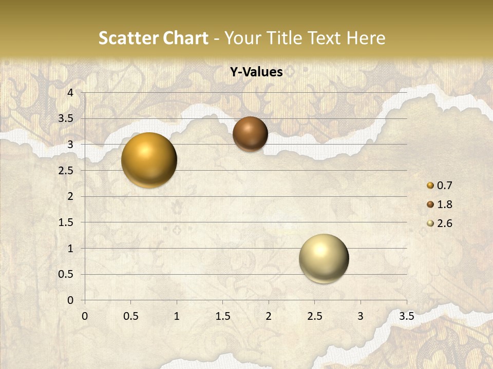 Border Splats Material PowerPoint Template