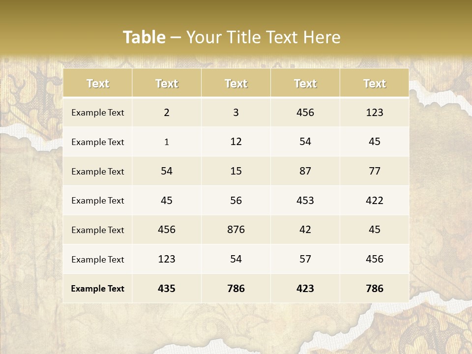 Border Splats Material PowerPoint Template