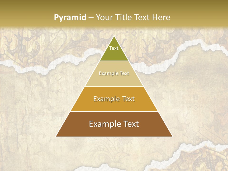 Border Splats Material PowerPoint Template