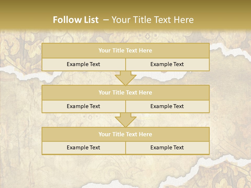 Border Splats Material PowerPoint Template