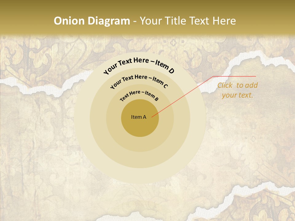Border Splats Material PowerPoint Template