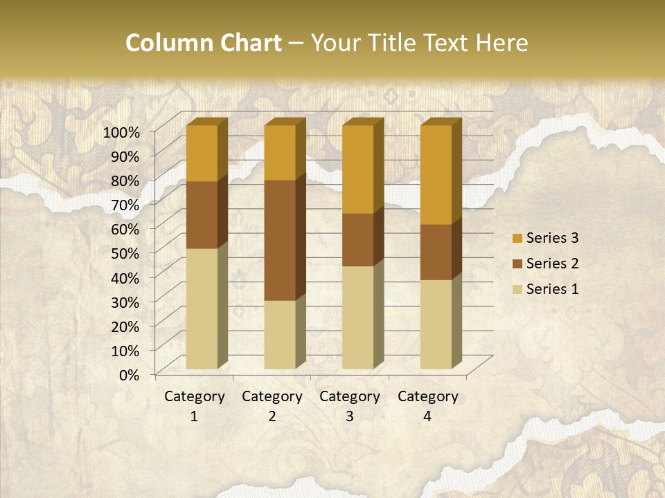 Border Splats Material PowerPoint Template