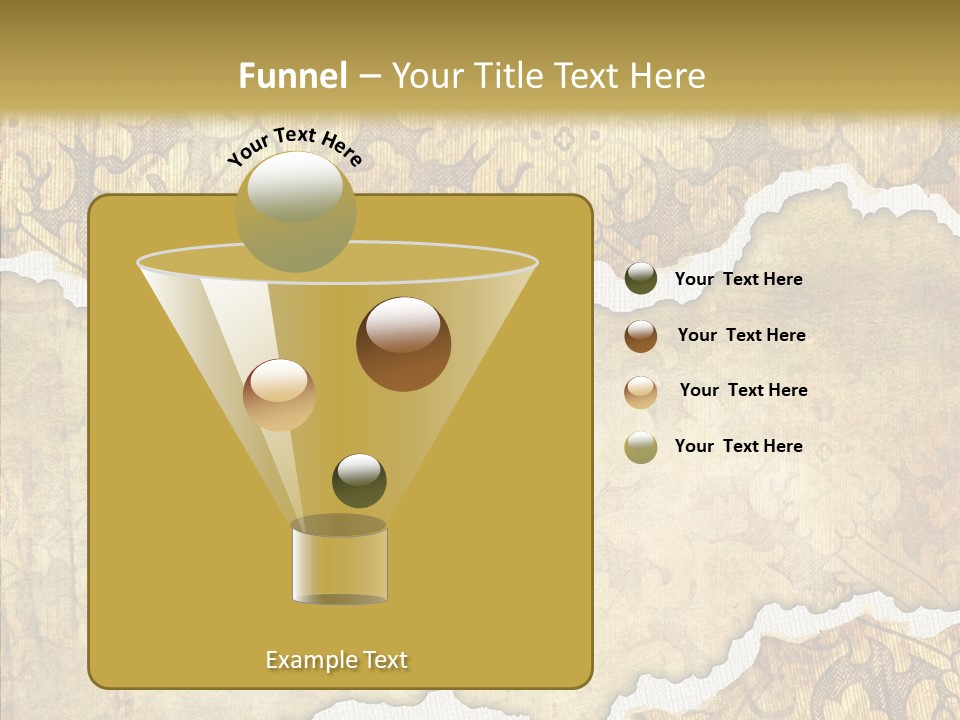 Border Splats Material PowerPoint Template