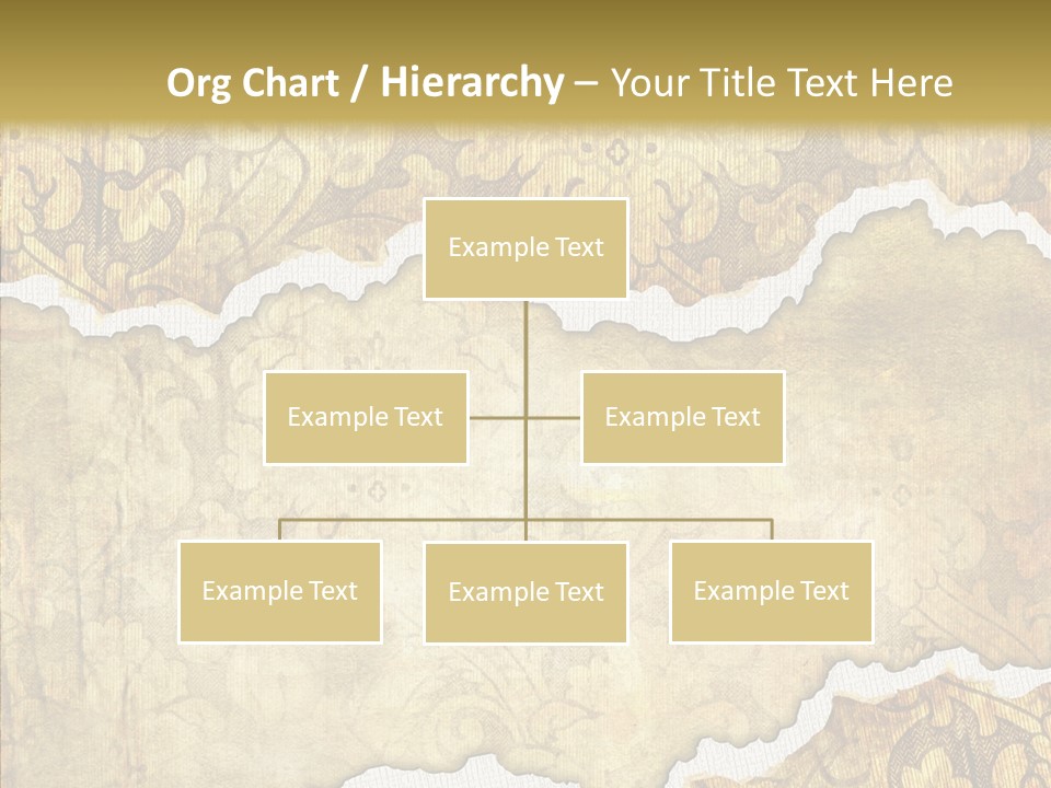 Border Splats Material PowerPoint Template