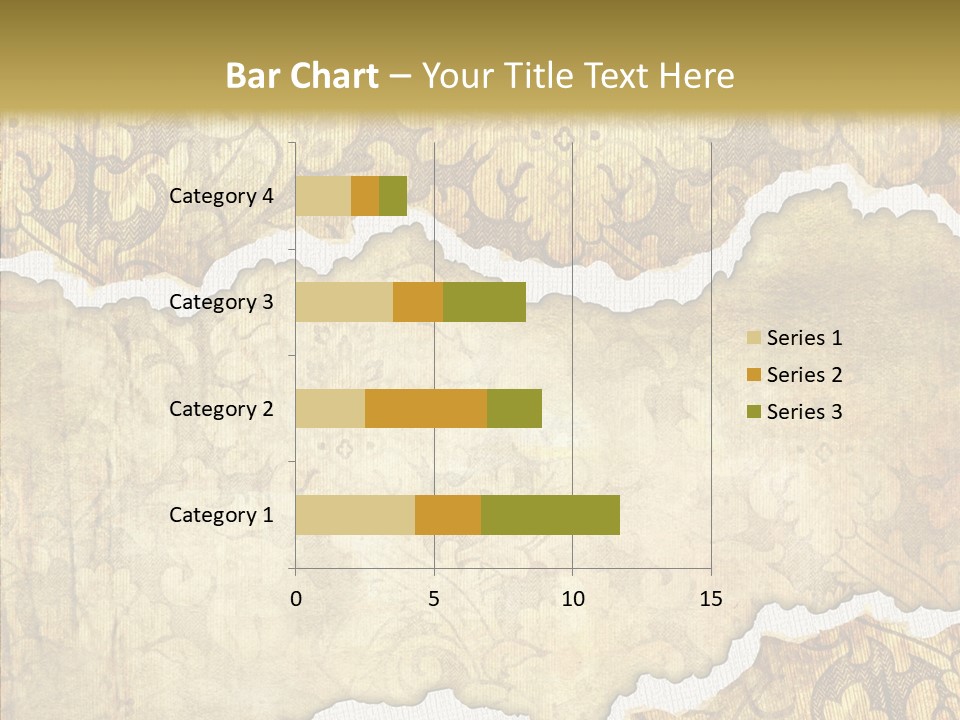 Border Splats Material PowerPoint Template
