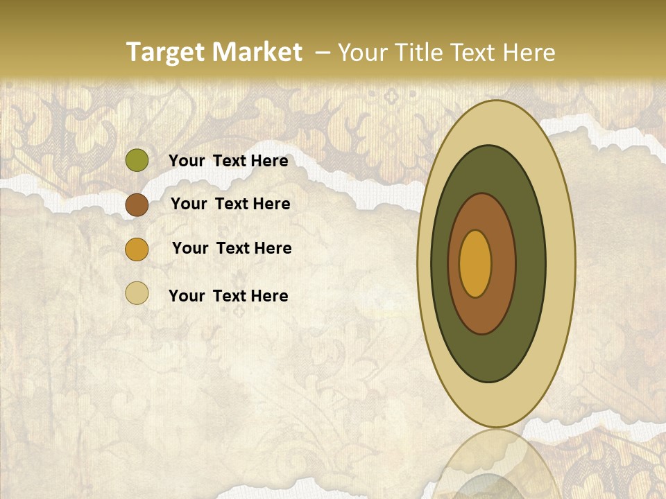 Border Splats Material PowerPoint Template