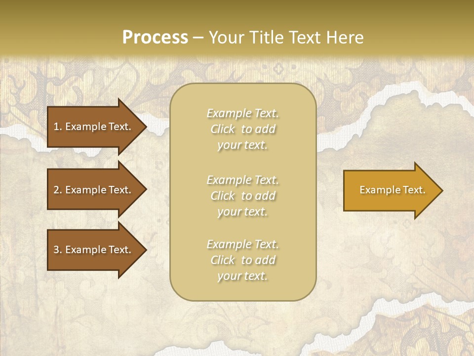 Border Splats Material PowerPoint Template