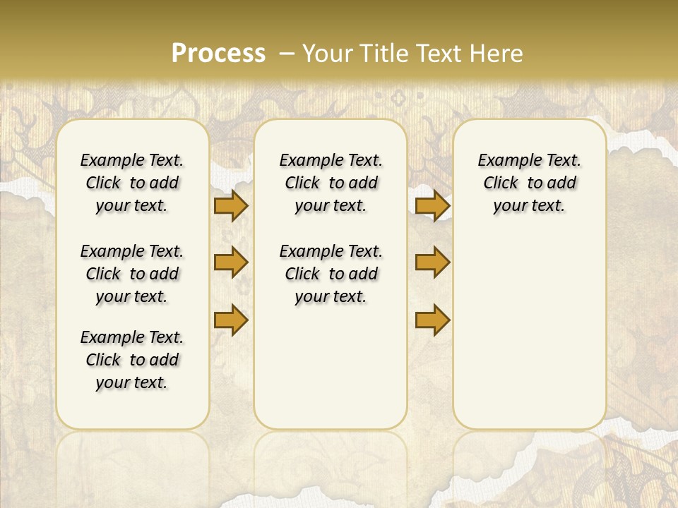 Border Splats Material PowerPoint Template