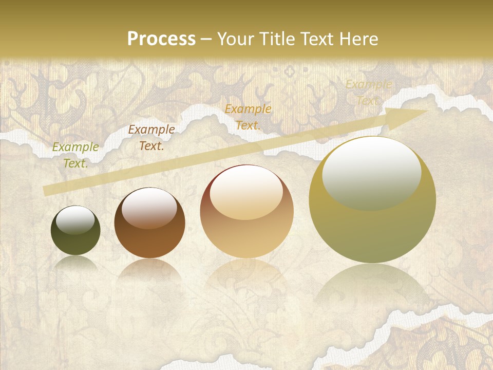 Border Splats Material PowerPoint Template