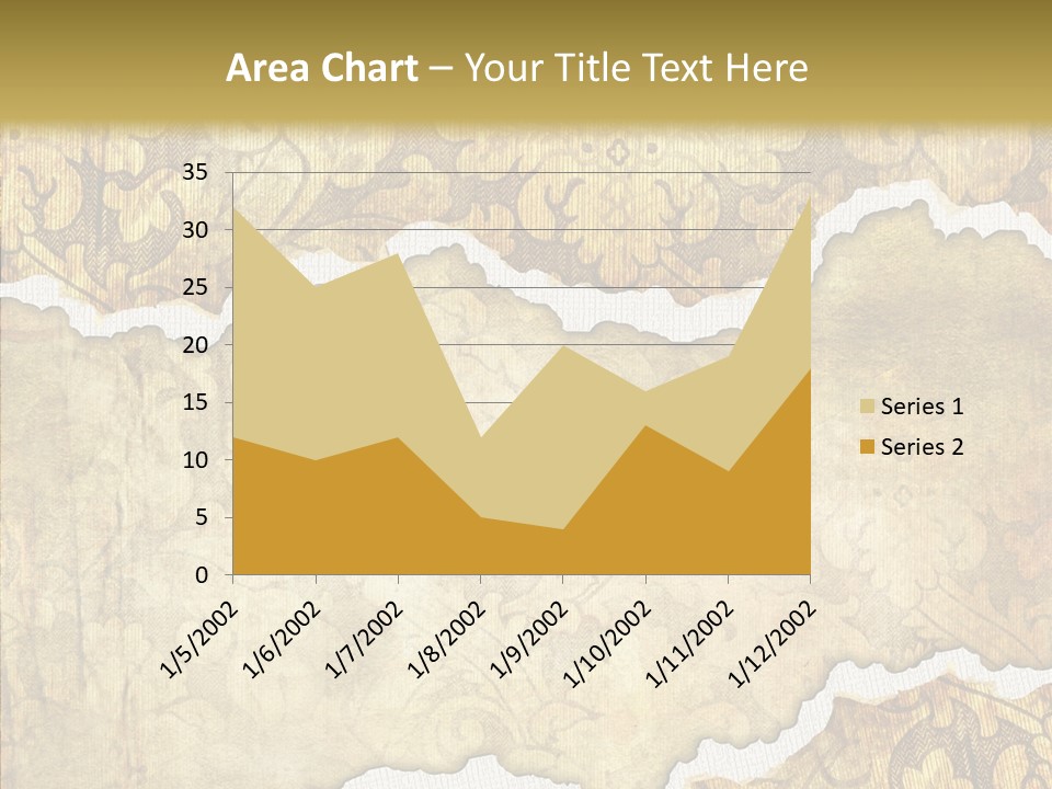 Border Splats Material PowerPoint Template