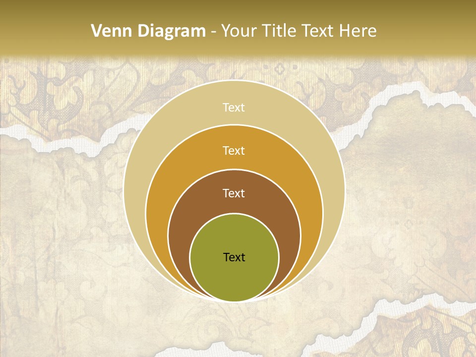 Border Splats Material PowerPoint Template
