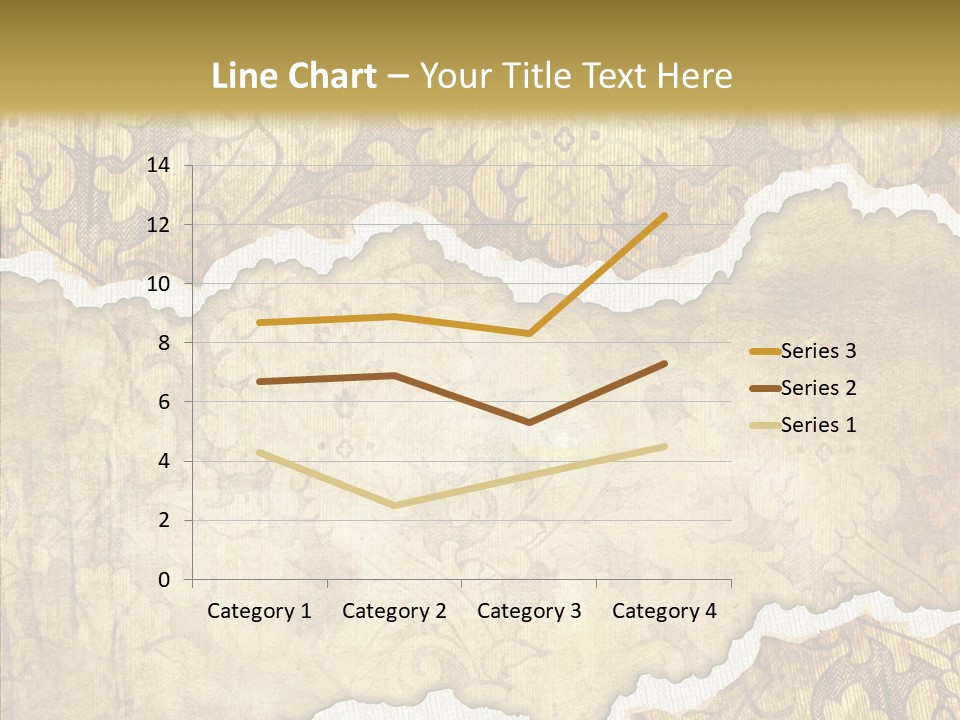 Border Splats Material PowerPoint Template