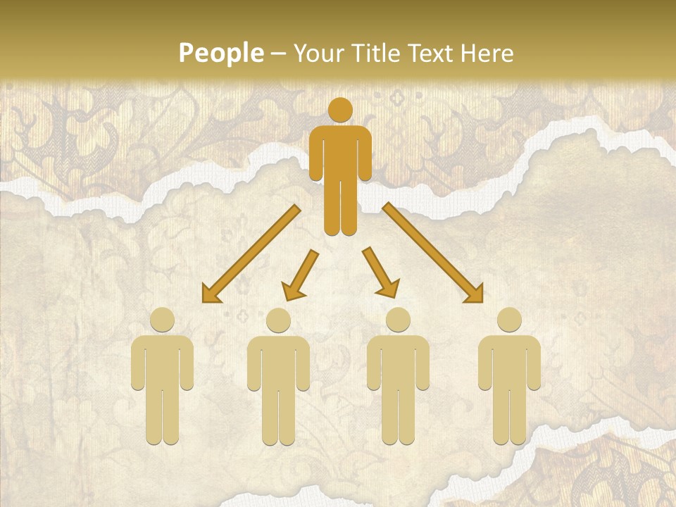 Border Splats Material PowerPoint Template