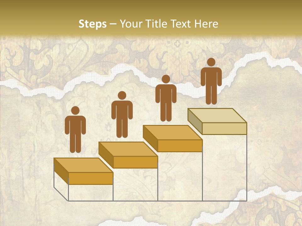 Border Splats Material PowerPoint Template