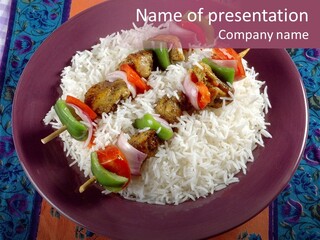 Asian Gourmet Celebration PowerPoint Template