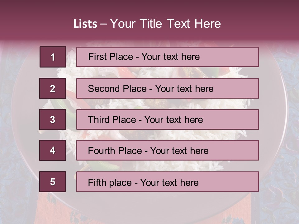 Asian Gourmet Celebration PowerPoint Template