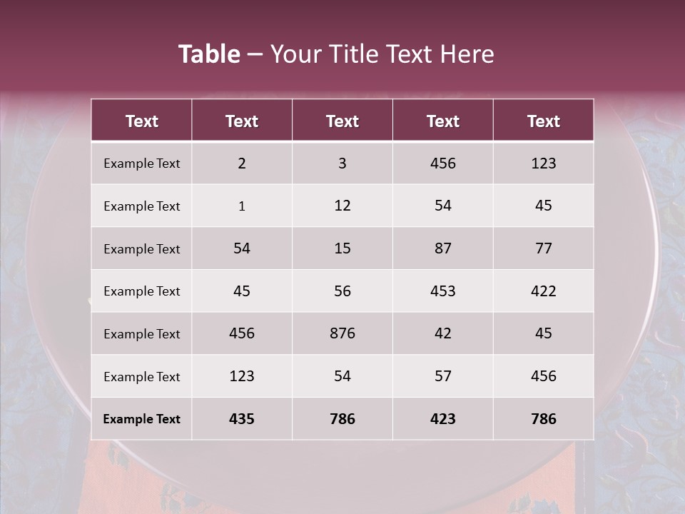 Asian Gourmet Celebration PowerPoint Template