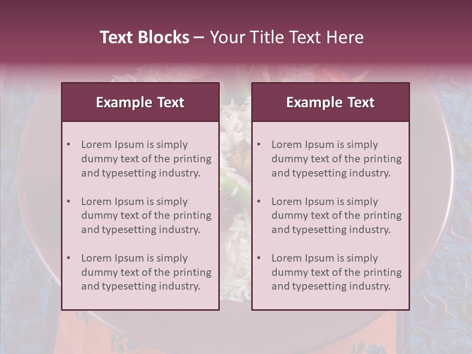 Asian Gourmet Celebration PowerPoint Template