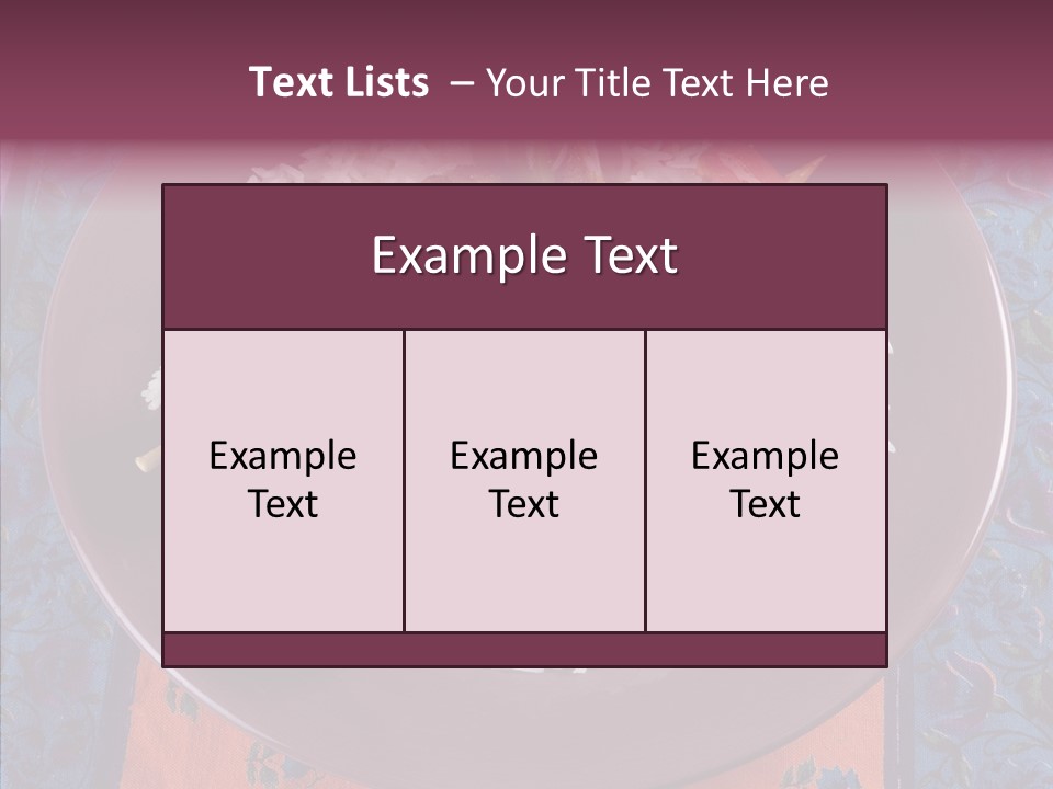 Asian Gourmet Celebration PowerPoint Template