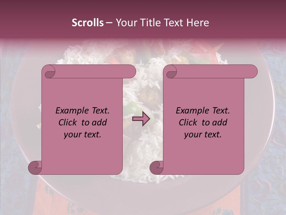 Asian Gourmet Celebration PowerPoint Template