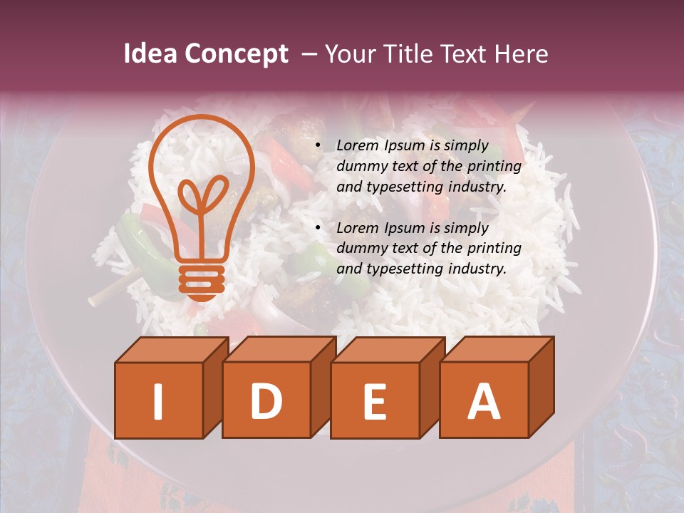 Asian Gourmet Celebration PowerPoint Template