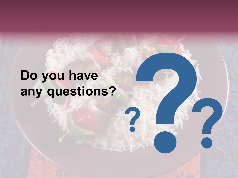 Asian Gourmet Celebration PowerPoint Template