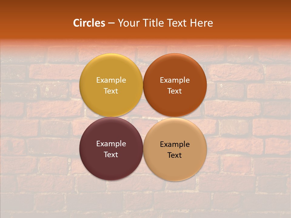 Brown Vertical Red PowerPoint Template