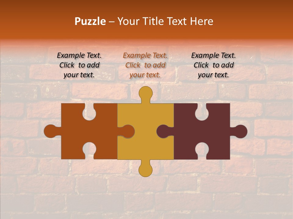 Brown Vertical Red PowerPoint Template