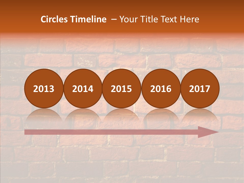 Brown Vertical Red PowerPoint Template