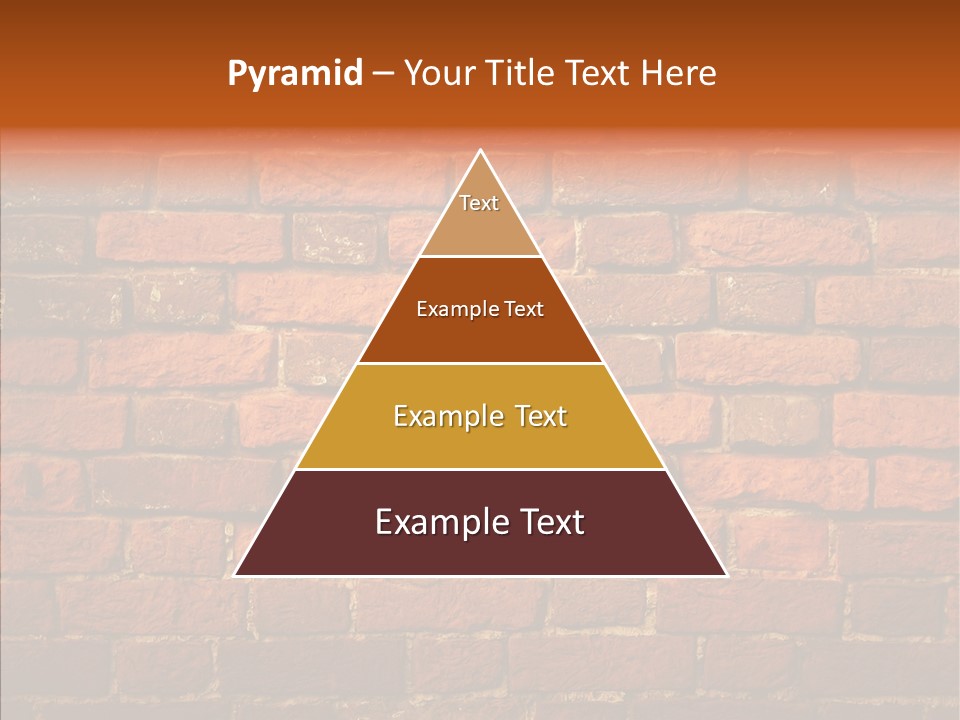 Brown Vertical Red PowerPoint Template